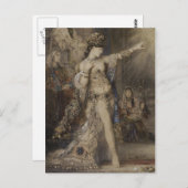 Detail van Salome en Apparatuur van de Moreau-Wate Briefkaart (Voorkant / Achterkant)