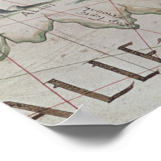 Detail van Siberië Poster (Hoek)