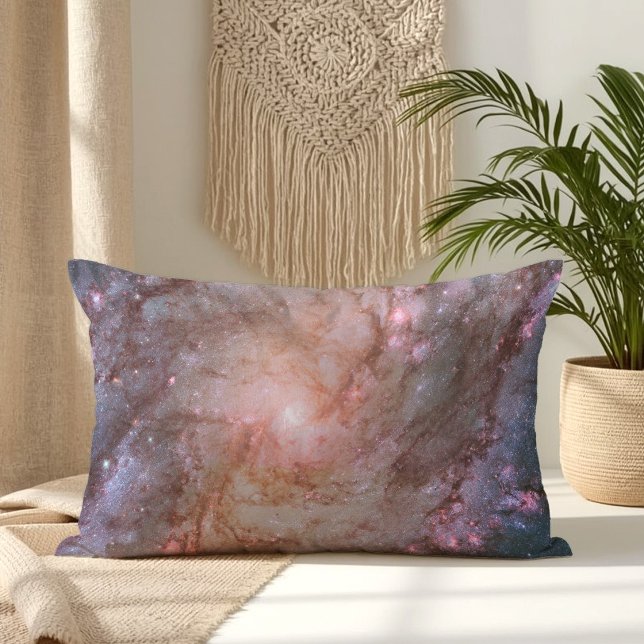 Detail van spiraalstelsel M83 Kussen (Detail from Spiral Galaxy M83 Lumbar Pillow)