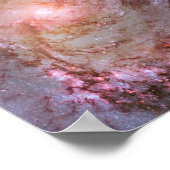 Detail van Spiral Galaxy M83 Poster (Hoek)