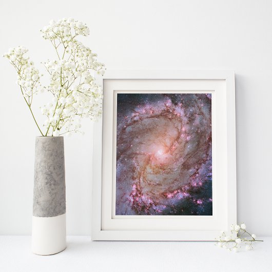 Detail van Spiral Galaxy M83 Poster