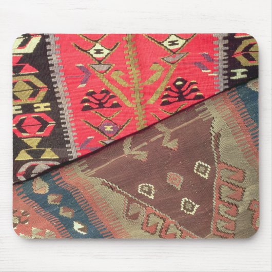 Detail van twee gebedrukkers muismat (Voorkant)