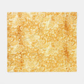 Detail van weefsel van gouden kant van weefsel fleece deken (Voorkant (Horizontaal))