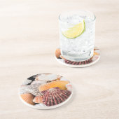 Detail van zeelieden uit de hele wereld 2 zandsteen onderzetter (Zijkant)