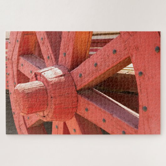 Detail wagenwiel legpuzzel (Horizontaal)