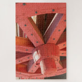 Detail wagenwiel legpuzzel (Verticaal)