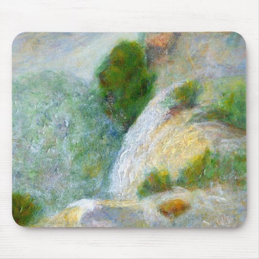 Detail, Waterval in de Mist, Mousepad Muismat (Voorkant)