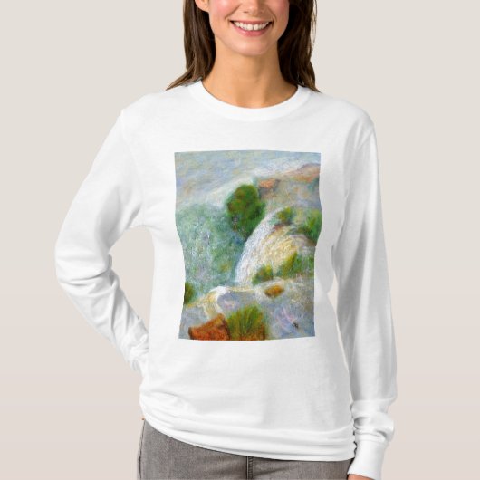 Detail, Waterval in de Mist, T-Shirt voor vrouwen (Voorkant)