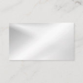 Detail Wedding Silver Shiny Hearts Elegant Informatiekaartje (Achterkant)