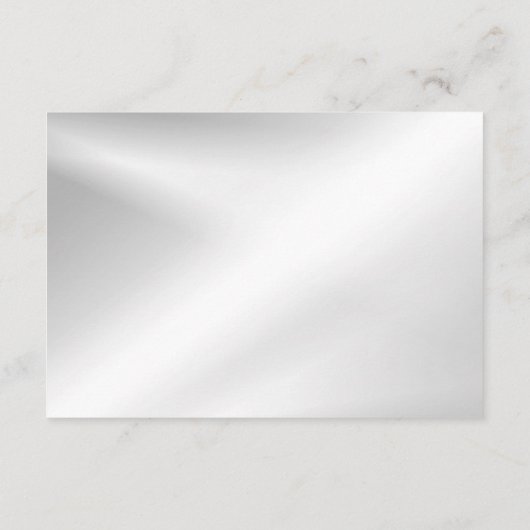 Detail Wedding Silver Shiny Hearts Elegant Informatiekaartje (Achterkant)