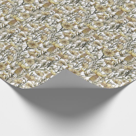 Detailed Floral Pattern Cadeaupapier (Hoek)