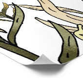 Detailed Floral Pattern Poster (Hoek)