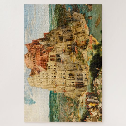 Detailed Pieter Bruegel "Tower of Babel", 1563, Legpuzzel (Verticaal)