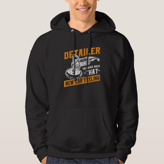 Detailer Auto Detailing New Car Feeling Car Hoodie (Voorkant)