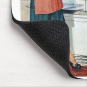  detailhandel, 50s keuken, volledige koelkast muismat (Hoek)