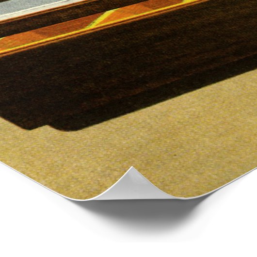  detailhandel, Antiek kasregister Poster (Hoek)