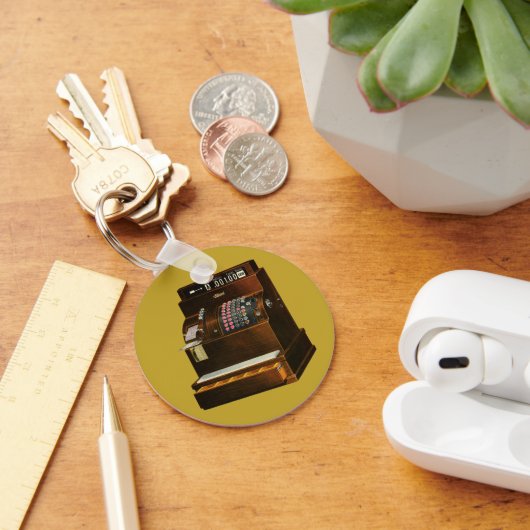 detailhandel, Antiek kasregister Sleutelhanger (Bureau)
