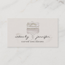 Detailhandel in grijze koekjes visitekaartje