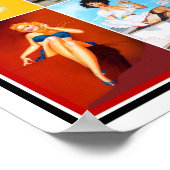 detailhandel in meisjes opknappen Collage 2 Poster (Hoek)