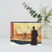  detailhandel, winkelen voor Mannen Briefkaart (Staand voorkant)