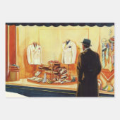  detailhandel, winkelen voor Mannen Inpakpapier Vel (Voorkant)