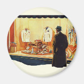  detailhandel, winkelen voor Mannen Magneet (Voorkant)