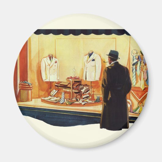  detailhandel, winkelen voor Mannen Magneet (Voorkant)