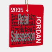 Detailhandelaar Extraordinaire CUSTOM Keramisch Ornament (Rechts)