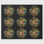  detailhandelaar Russische feiale fantasy kleurig Cadeaupapier (Vlak)