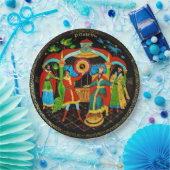 detailhandelaar Russische feiale fantasy kleurig Papieren Bordje (Feest)
