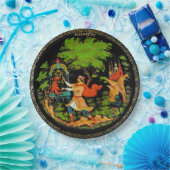 detailhandelaar Russische feiale fantasy kleurig Papieren Bordje (Feest)