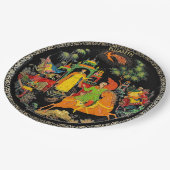 detailhandelaar Russische feiale fantasy kleurig Papieren Bordje (Gekanteld)