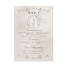 DETAILKAART | Elegant Roos Beauty Wedding