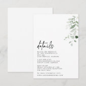 Detailkaart Informatiekaartje (Voorkant / Achterkant)