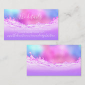 Detailkaart Website Tropic Huwelijk Roze Golven Informatiekaartje (Voorkant / Achterkant)