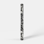 Detaillierte Schwarz-Weißer keltischer Knoten 0001 Samsung Galaxy Hoesje (Rechterkant)