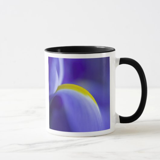 Detailopname van een Blue Flag iris. Mok (Rechts)
