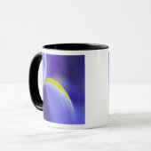 Detailopname van een Blue Flag iris. Mok (Voorkant links)