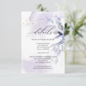 Details 3 Foliage van Waterverf met bruisende peul Kaart (Staand voorkant)