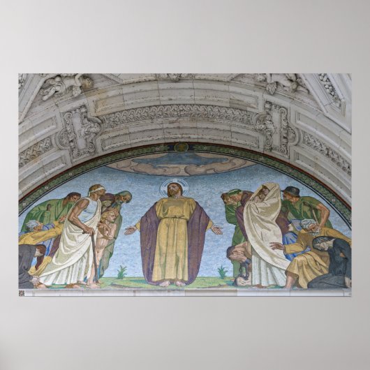 Details Berlijnse kathedraal Poster (Voorkant)