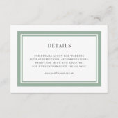 Details bewerkbare rand kleurhuwelijk informatiekaartje (Voorkant)