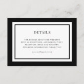 Details bewerkbare rand kleurhuwelijk informatiekaartje (Voorkant)