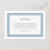 Details bewerkbare rand kleurhuwelijk informatiekaartje (Voorkant)