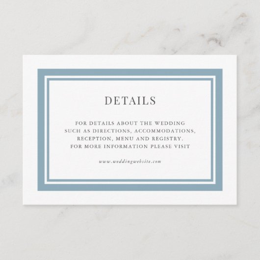 Details bewerkbare rand kleurhuwelijk informatiekaartje (Voorkant)