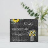 Details BUDGET Rustige Sunflower Wedding Enclosure (Staand voorkant)