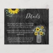 Details BUDGET Rustige Sunflower Wedding Enclosure (Voorkant)