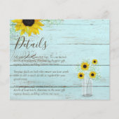 Details BUDGET Rustige Sunflower Wedding Enclosure (Voorkant)