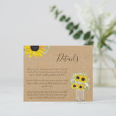 Details BUDGET Rustige Sunflower Wedding Enclosure (Staand voorkant)