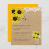 Details BUDGET Rustige Sunflower Wedding Enclosure (Voorkant / Achterkant)