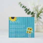Details BUDGET Rustige Sunflower Wedding Enclosure (Staand voorkant)